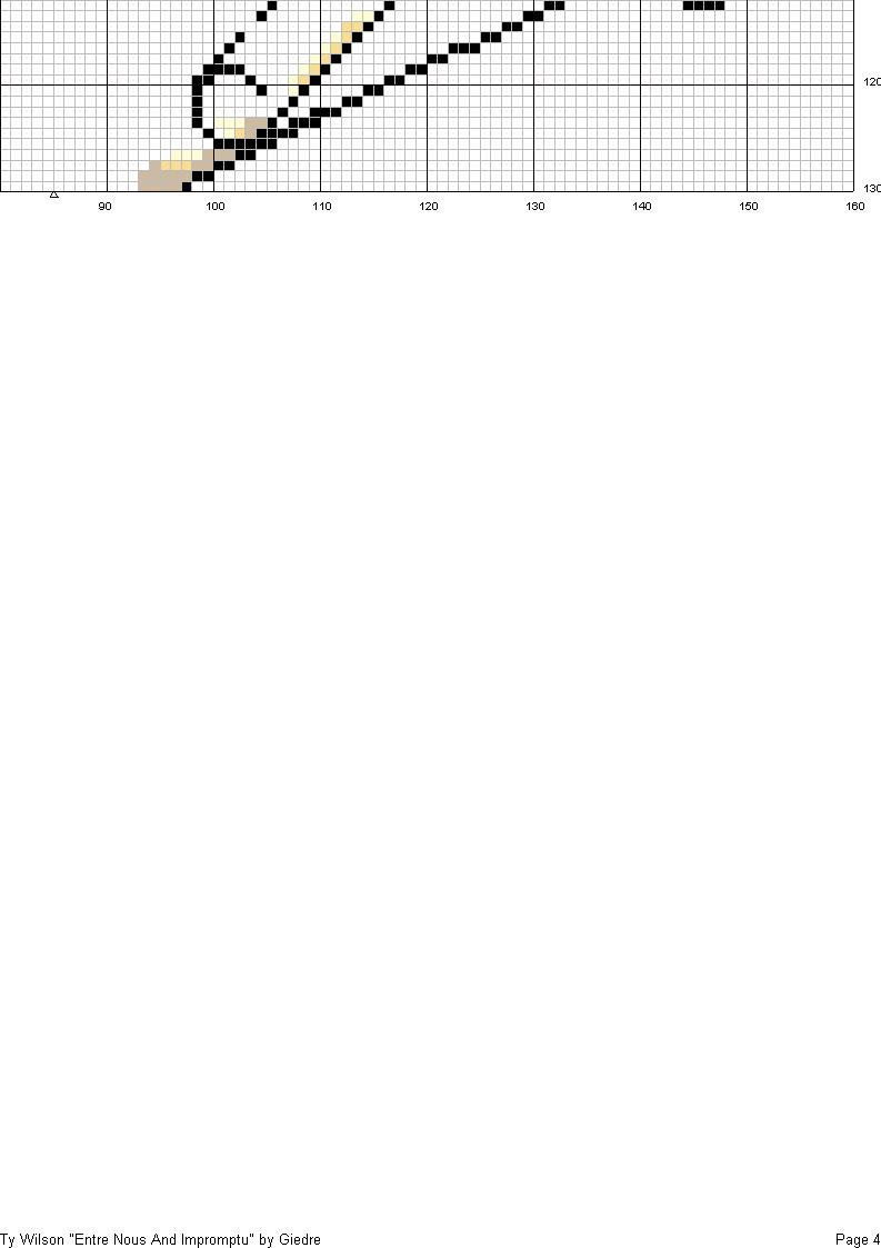 Schema punto croce Noi due 5