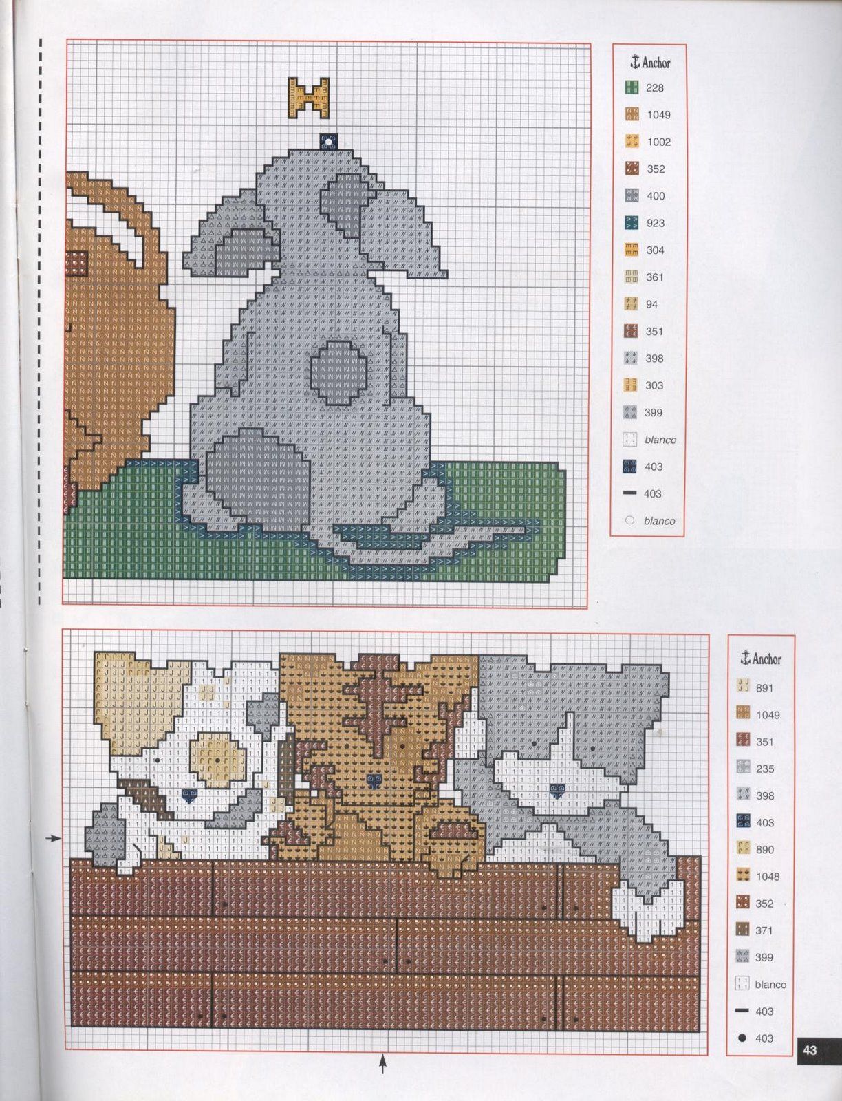 Schema punto croce Penelope