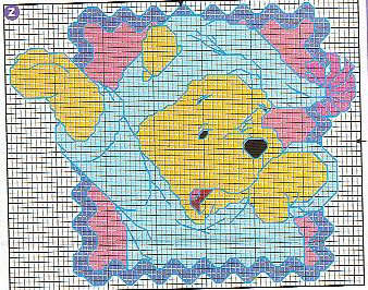 Schema punto croce Pooh 2