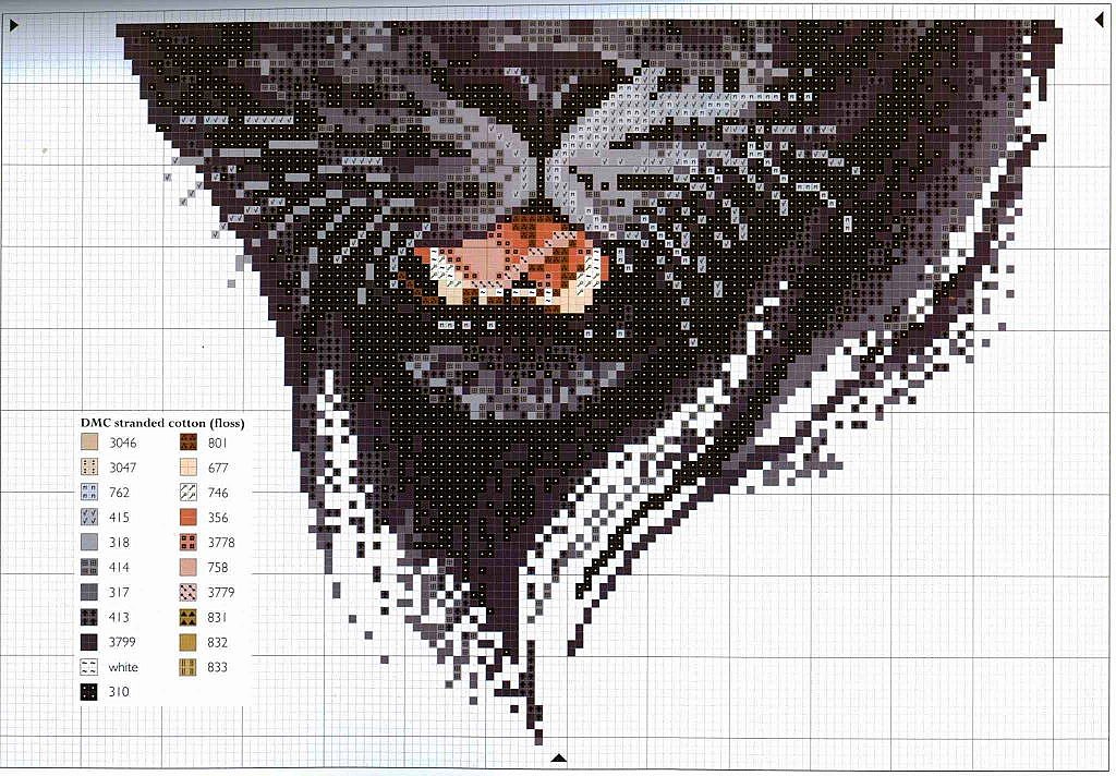 Schema punto croce Puma 2