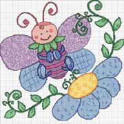 Schema punto croce Copertina Farfalla