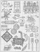 Schema punto croce Cucina 66 3
