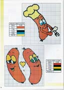 Schema punto croce Cuoco