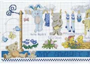 Schema punto croce Disegni Portapigiamino 2