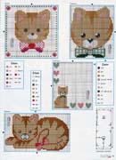 Schema punto croce Gattini