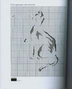 Schema punto croce gatto 4