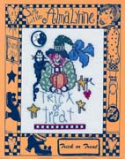 Schema punto croce Halloween Strano 1