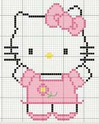 Schema punto croce Hello-kitty 5