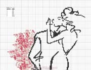 Schema punto croce Inamoratissimi