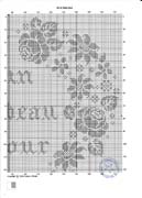 Schema punto croce Matrimonio 4