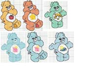 Schema punto croce Orsetti Cuore 2