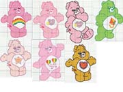 Schema punto croce Orsetti Cuore 3