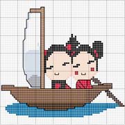 Schema punto croce Pukka