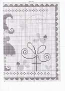 Schema punto croce Quadretto Con Albero 2