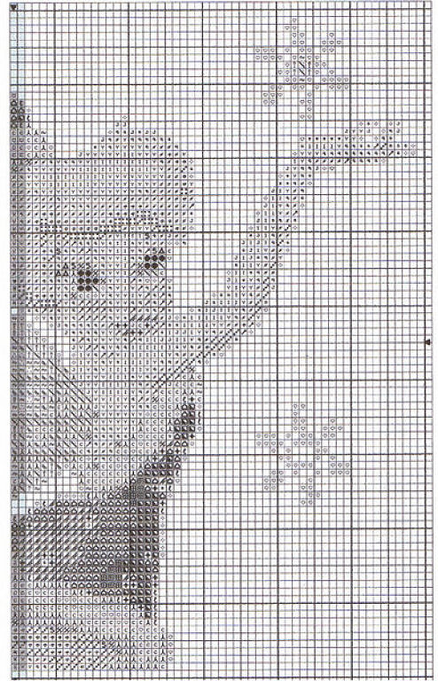 Schema punto croce Trik natale 2