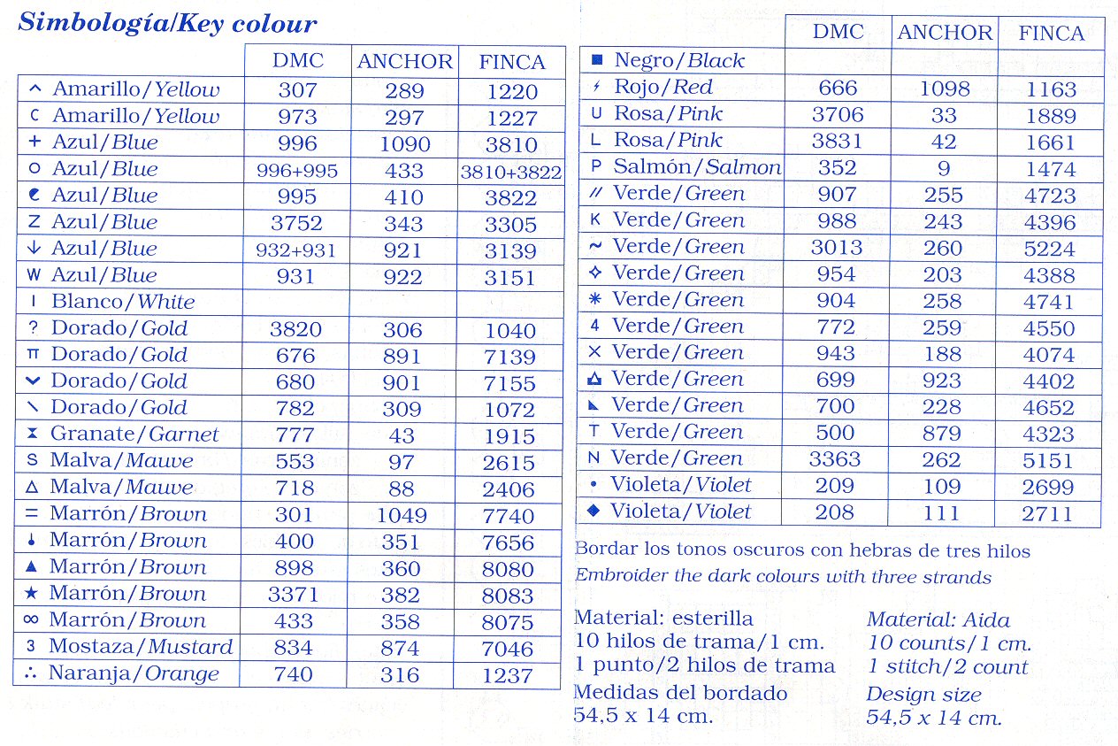 Schema punto croce Liquori 06