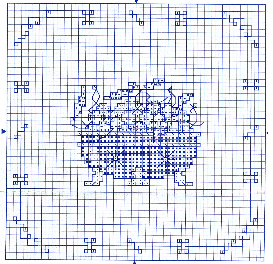 Schema punto croce Presine Frutta 01e