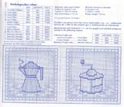 Schema punto croce Presine Caffe 10