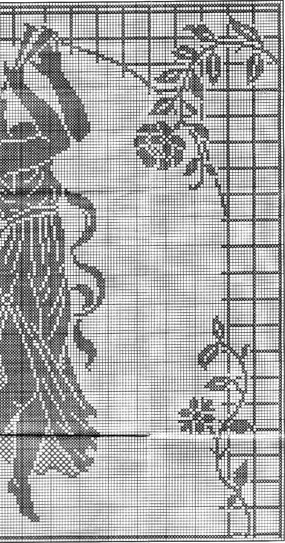 Schema punto croce Cuscini Monocolore 03