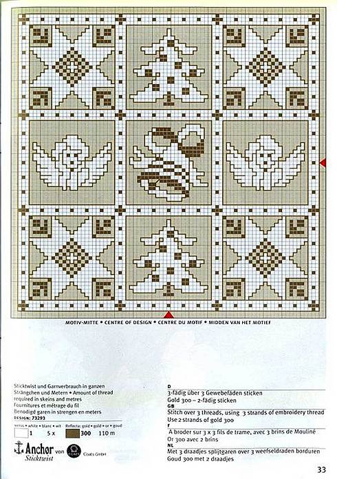 Schema punto croce Geometrici 16