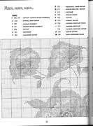 Schema punto croce Cuscino Papevero 11