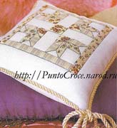 Schema punto croce Cuscino Patch 01