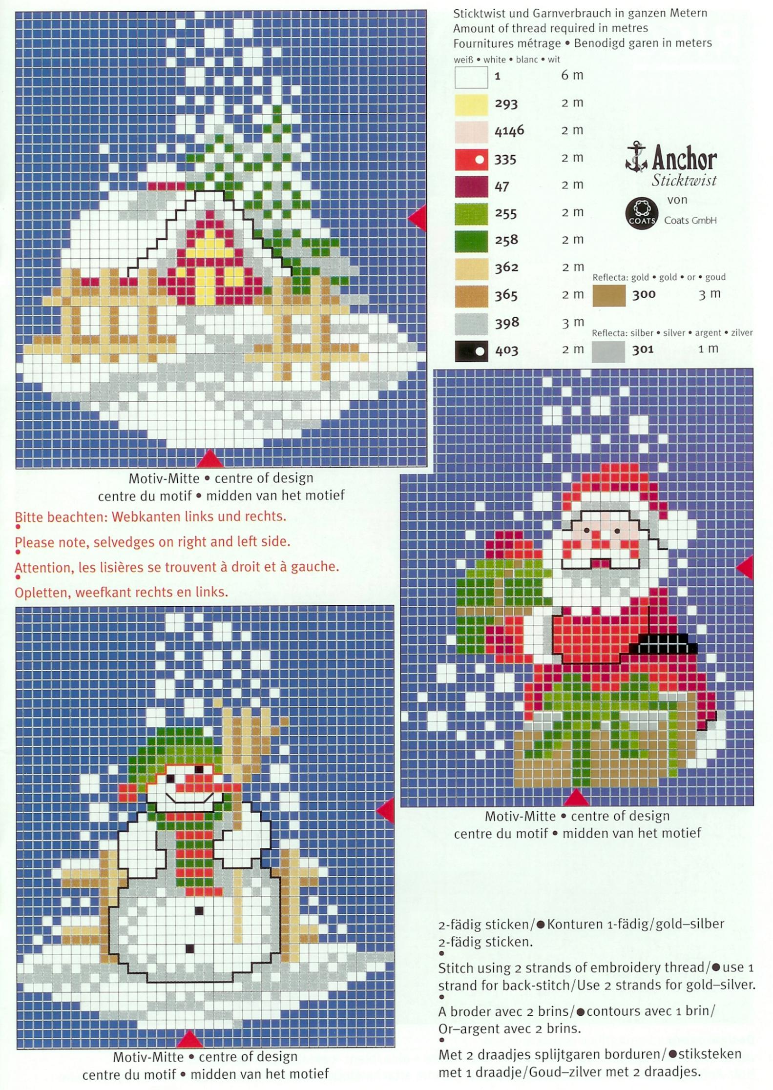 Schema punto croce Decorazione 15b