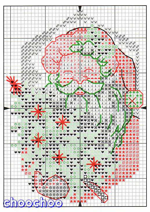 Schema punto croce Ornamenti Natalizi 1i