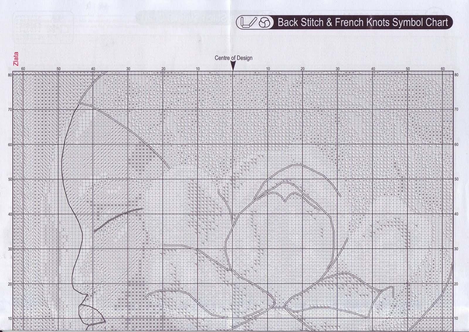 Schema punto croce Magnolia3