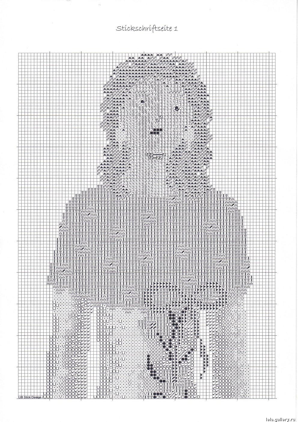 Schema punto croce Asia1