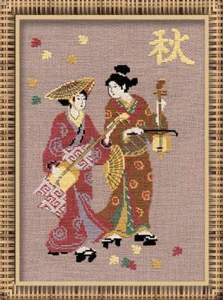 Schema punto croce Autunno 1