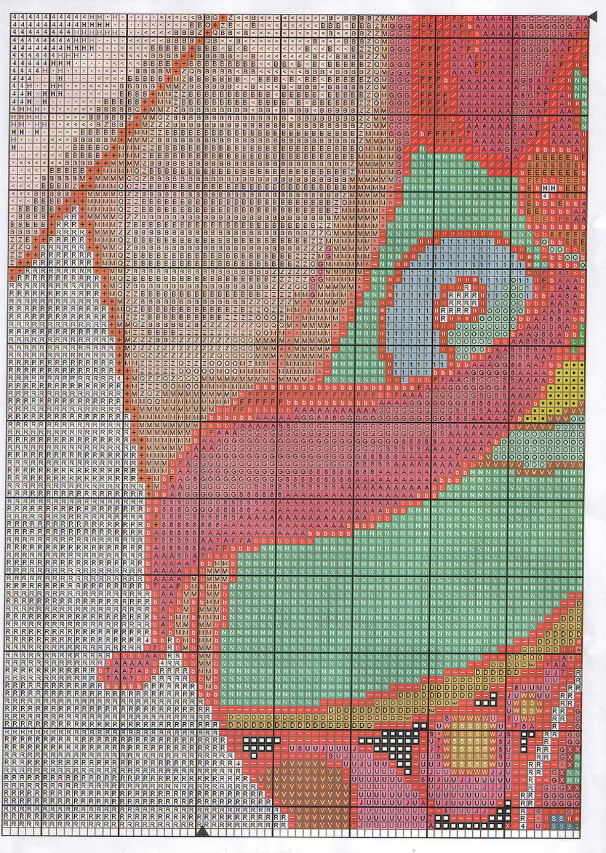 Schema punto croce Estiva3