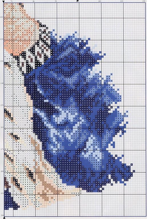 Schema punto croce Madame 3