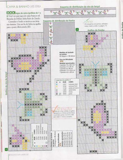 Schema punto croce Farfalle8