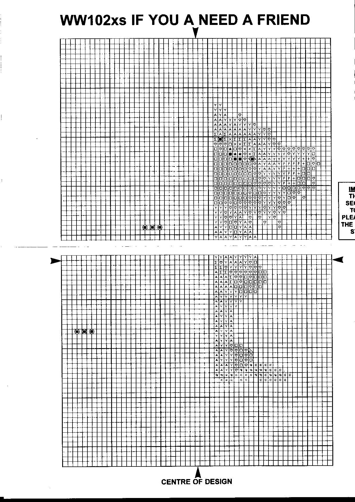 Schema punto croce Gatto Nascosto2