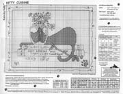 Schema punto croce Gatto Nero Cucina2