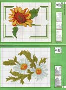 Schema punto croce Girasole Margherita