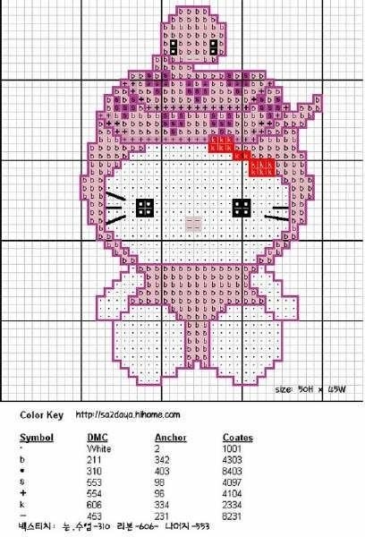 Schema punto croce 82