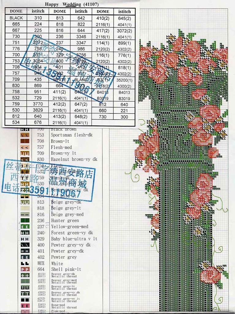 Schema punto croce Happy Forever 2