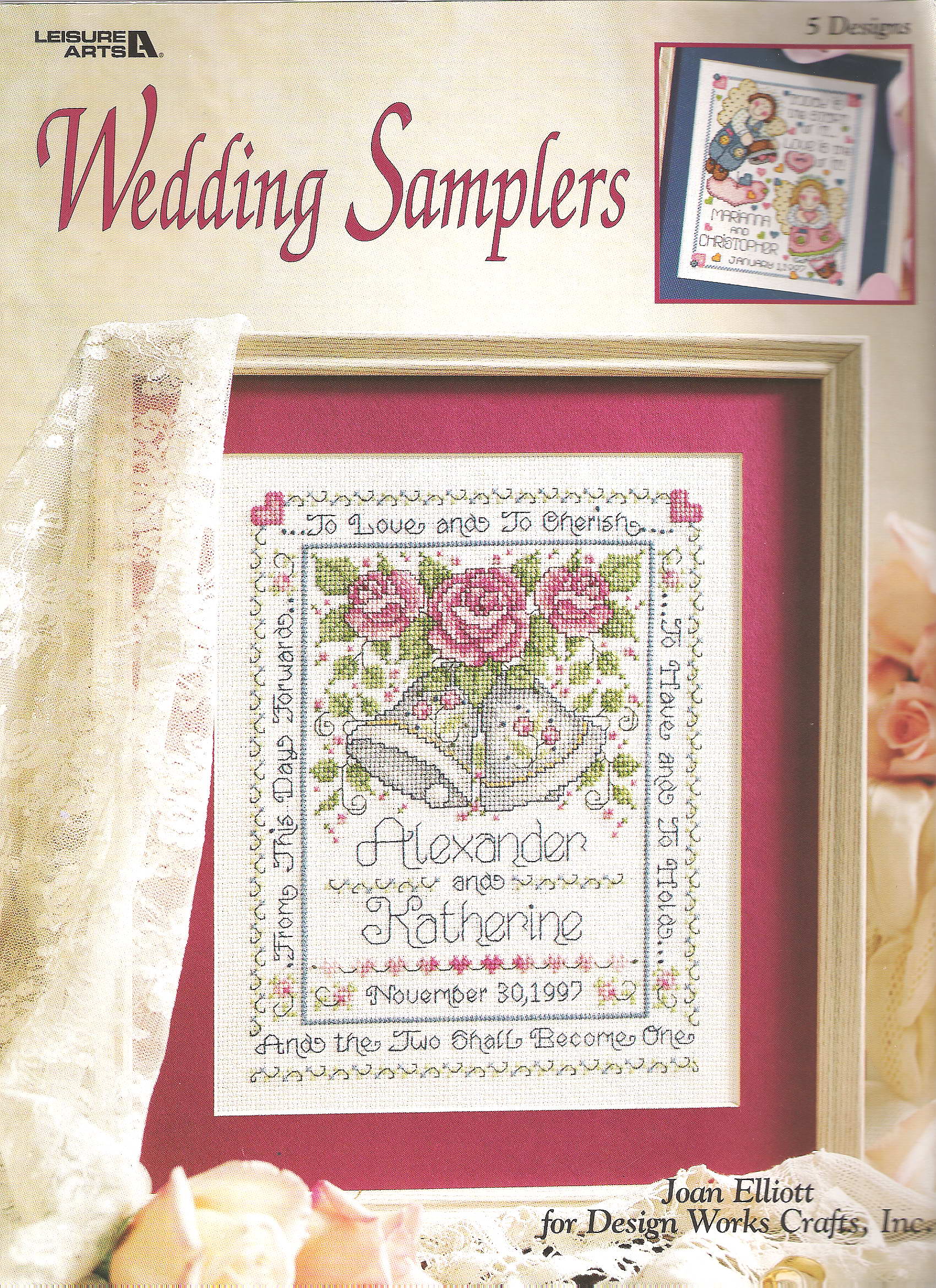 Schema punto croce Sampler Wedding 01