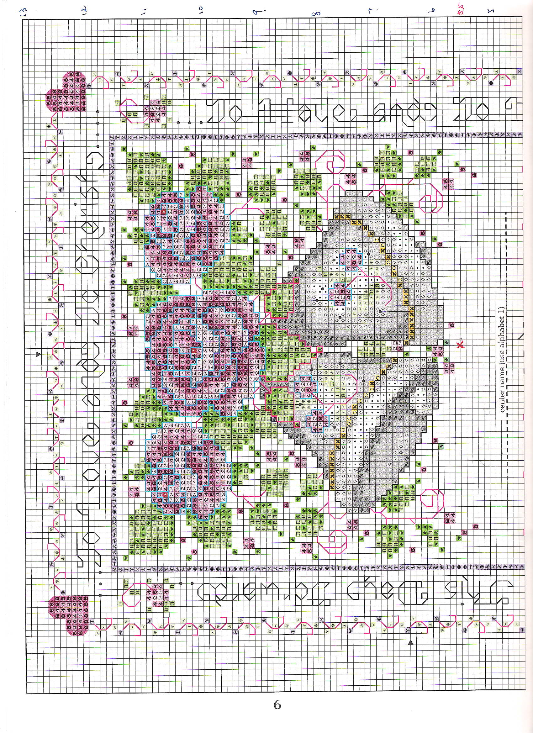 Schema punto croce Sampler Wedding 03