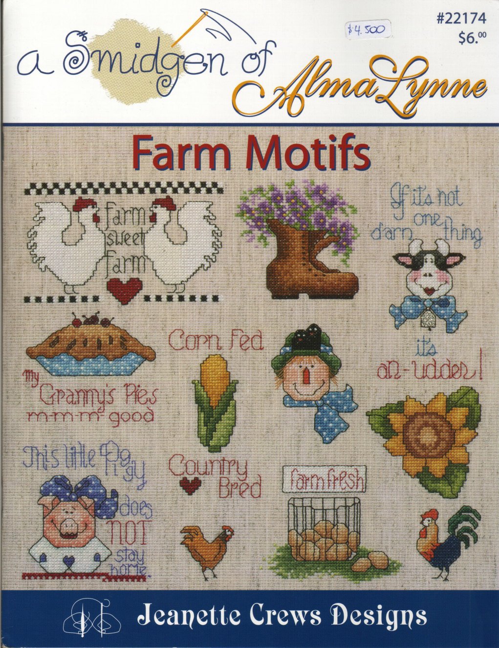 Schema punto croce Farm Motifs 01