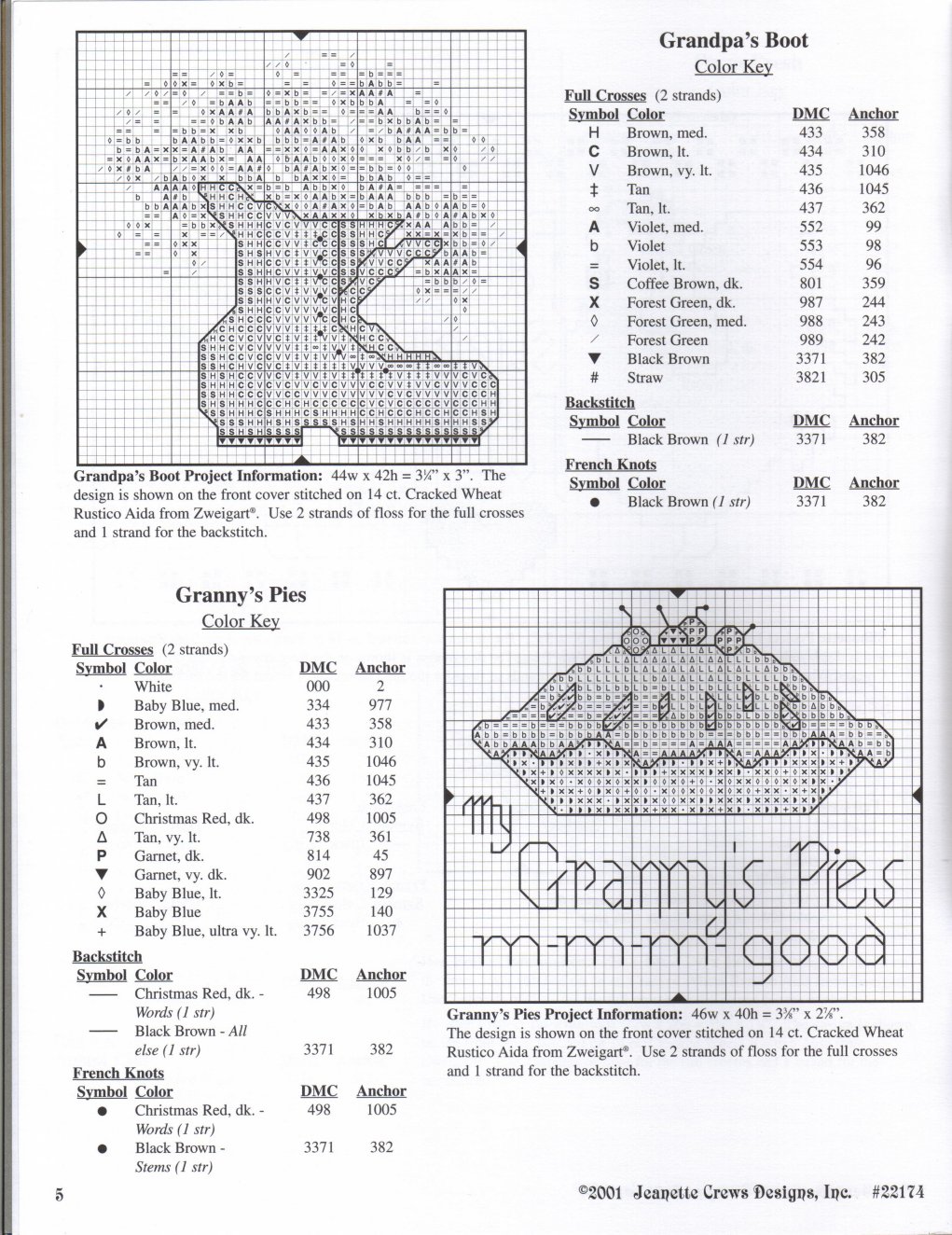 Schema punto croce Farm Motifs 06