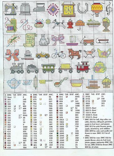 Schema punto croce Idee 173