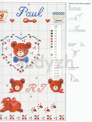 Schema punto croce Idee 182
