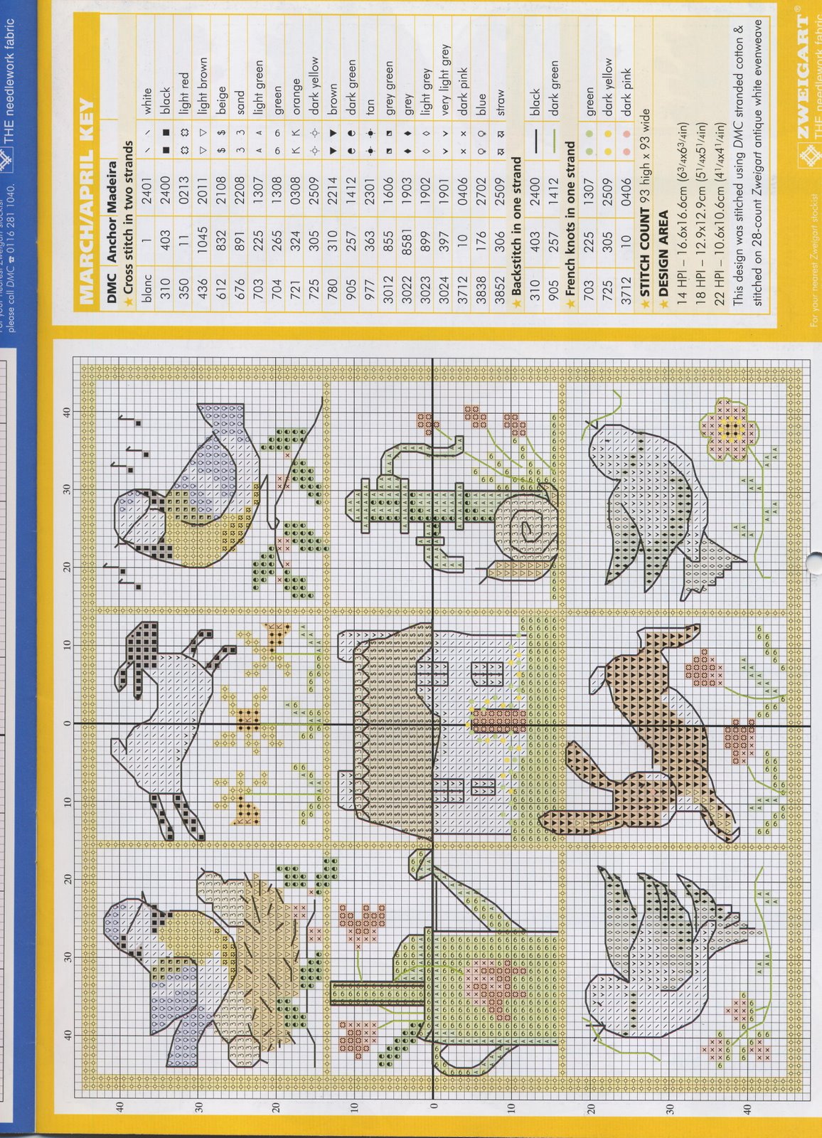 Schema punto croce Idee 309