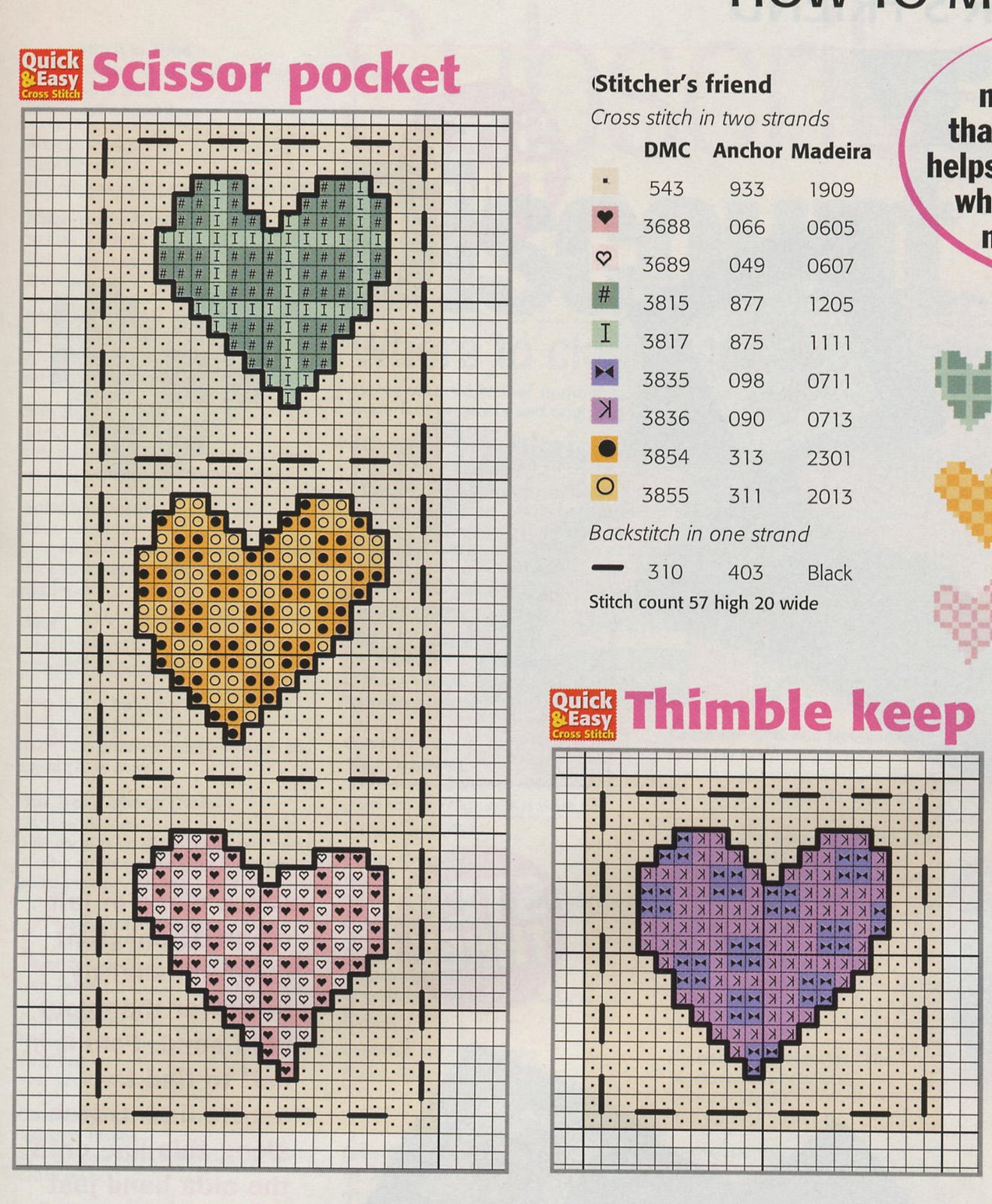 Schema punto croce Idee 408