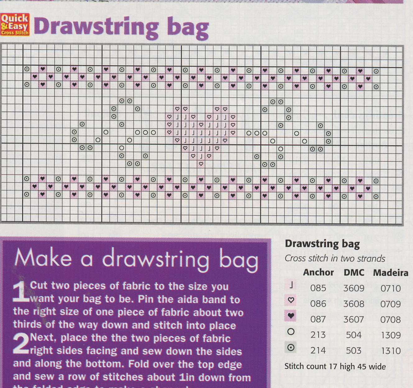 Schema punto croce Idee 427