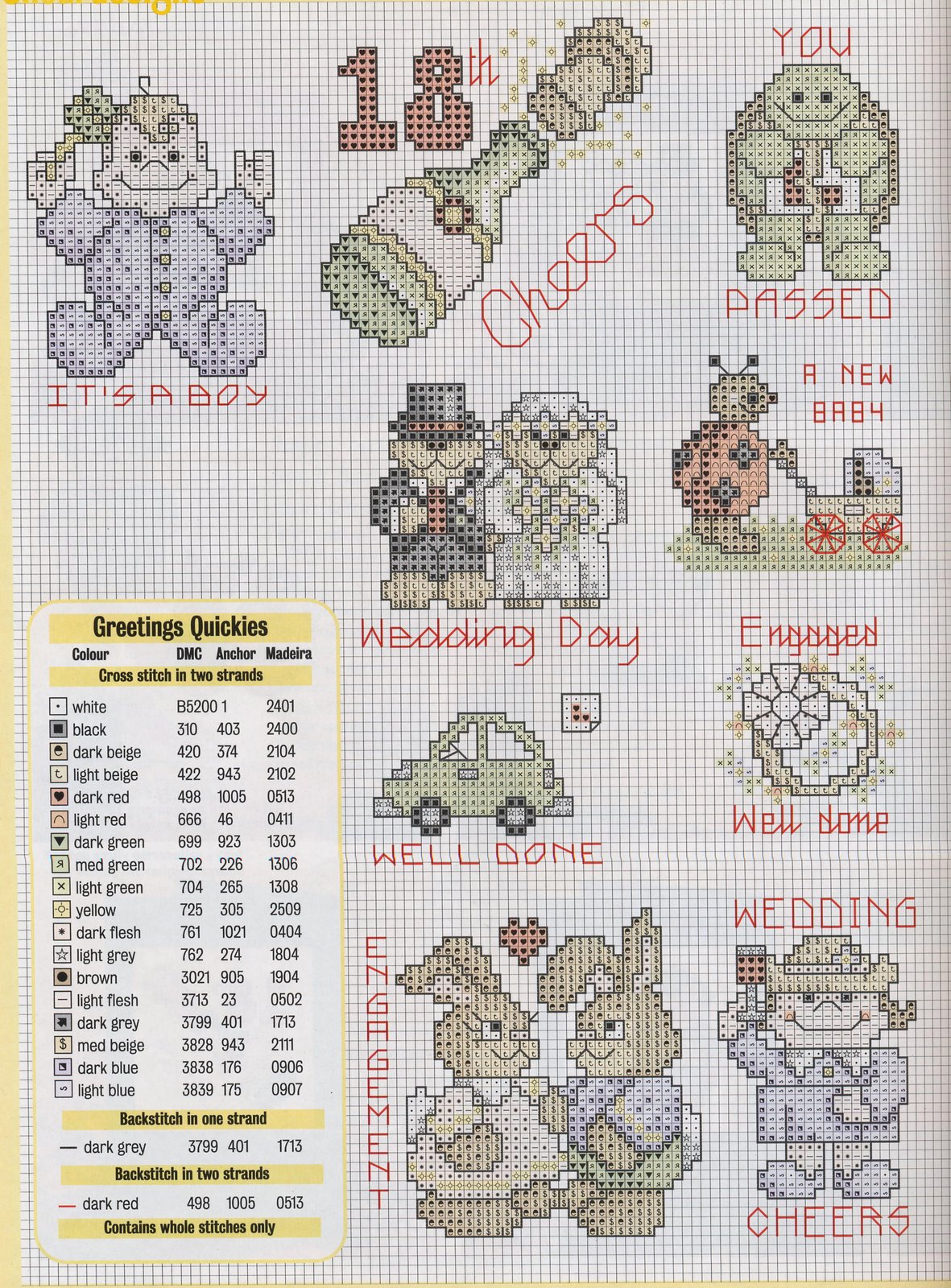 Schema punto croce Idee 485