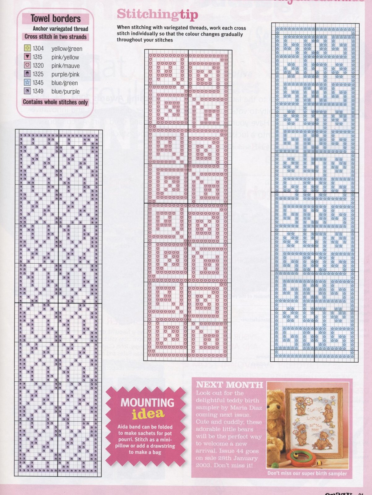 Schema punto croce Idee 553